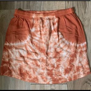 NWT Raga Burnt Orange Tie Dye Skirt